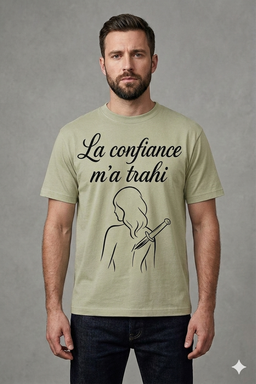 LA CONFIANCE M'A TRAHI — T-Shirt