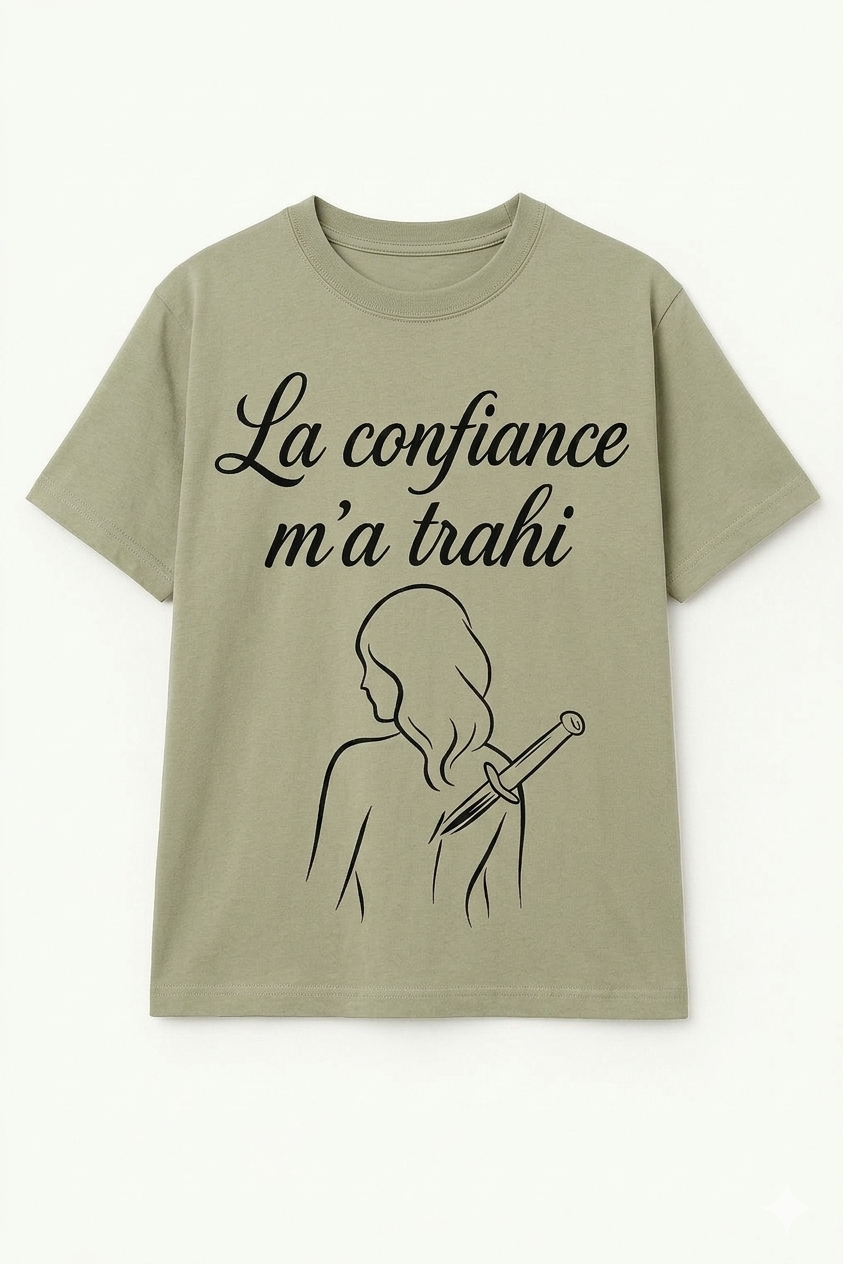 LA CONFIANCE M'A TRAHI — T-Shirt
